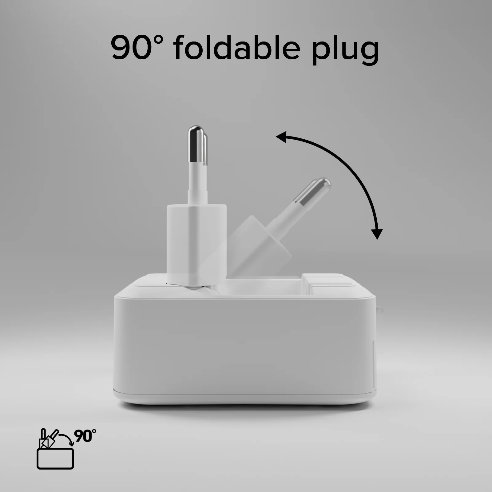 Caricatore da Parete Flexi Wall Charger 45W con Spina Pieghevole - Image 8